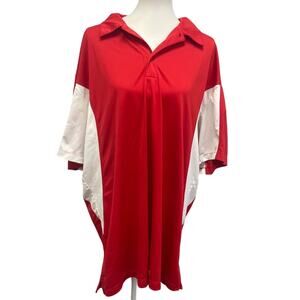 Sport Tek Mens 3XLT 100% Polyester Short Sleeve Collared Polo Shirt